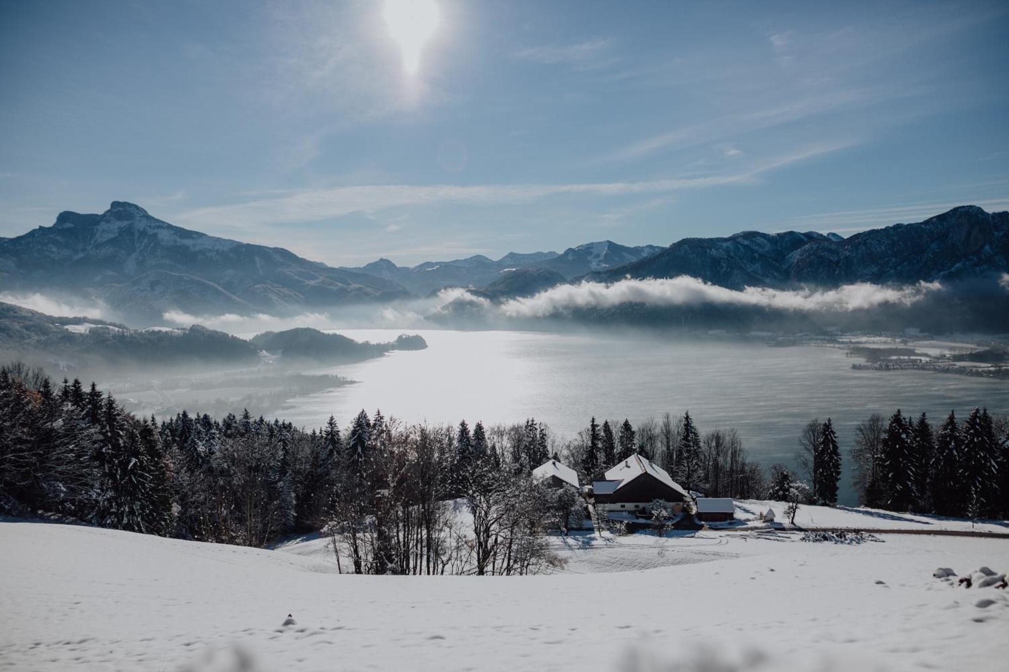 Apartment Ferienwohnung Das Unterach Am Attersee Εξωτερικό φωτογραφία